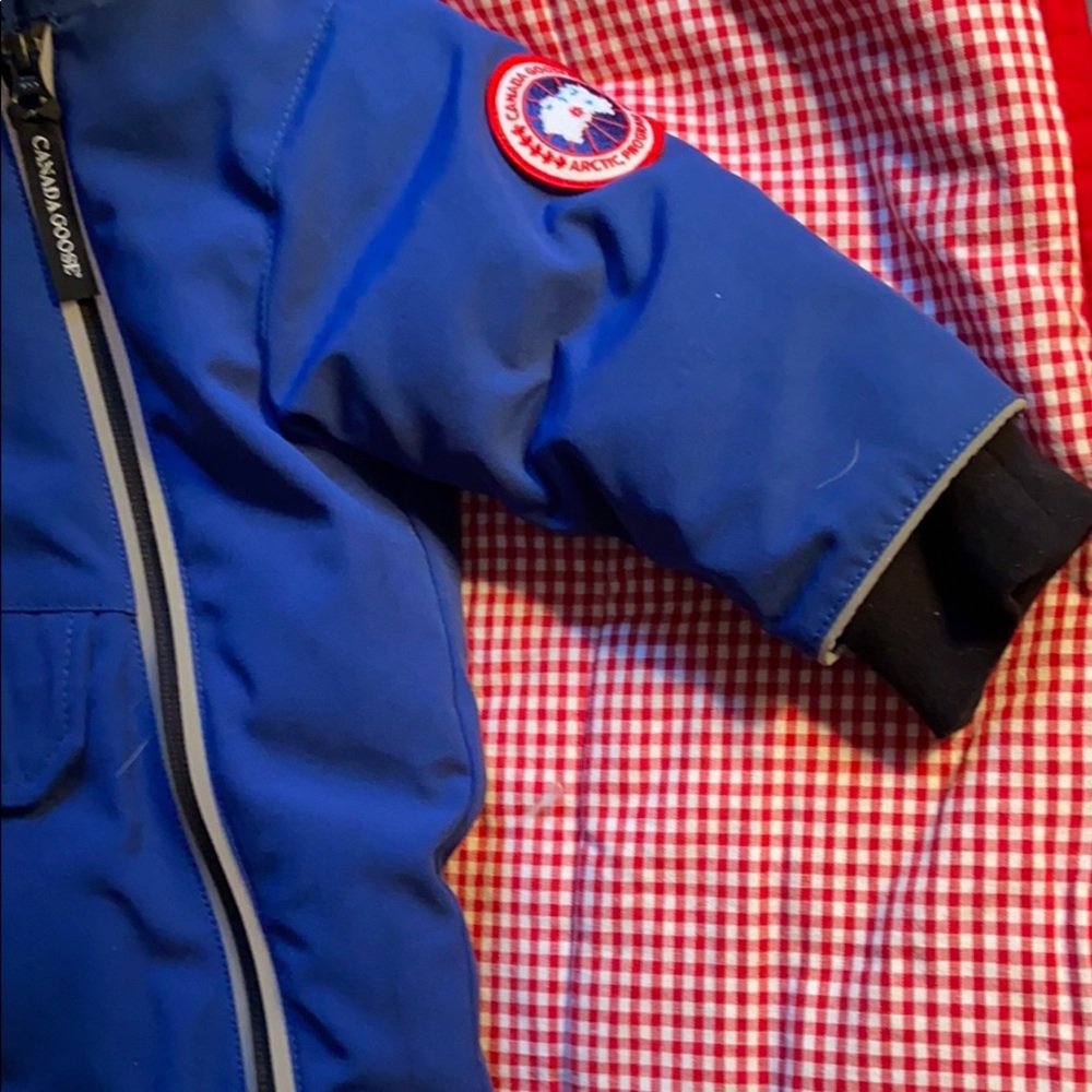 Canada Goose infant snowsuit